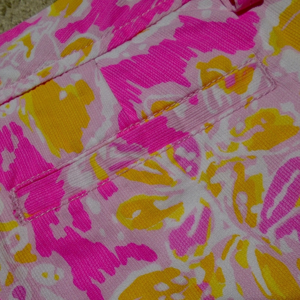 LILLY PULITZER Callahan Ooh La La Pink Shorts 0 - Picture 8 of 9